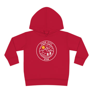 Buy vintage-red Park City, Utah Toddler Hoodie - Unisex Park City Toddler Sweatshirt