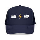 Baltimore, Maryland Retro Trucker Hat - Lightning Foam Cap-2