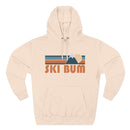 Ski Bum Hoodie - Retro Mountain Unisex Sweatshirt-1