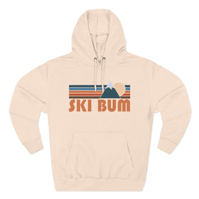 Ski Bum Hoodie - Retro Mountain Unisex Sweatshirt