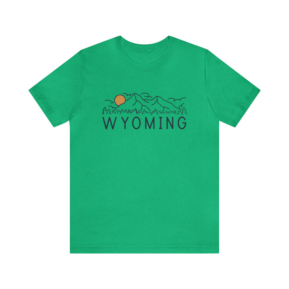 Wyoming T-Shirt - Retro Unisex Wyoming Shirt
