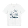 Aspen, Colorado Graphic Tee - Mountain Illustration Aspen T Shirt
