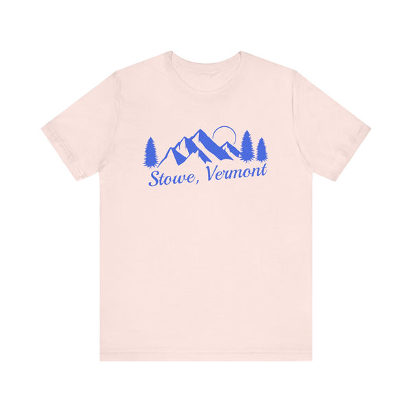 Stowe, Vermont T-Shirt - Retro Mountain Unisex Stowe Shirt