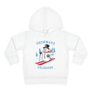 Snowmass, Colorado Toddler Hoodie - Unisex Snowmass Skiing Snowman Sweatshirt-1