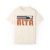 Alta, Utah Graphic Tee, Comfort Colors Retro Unisex Alta T shirt, Mountain Adventure Shirt