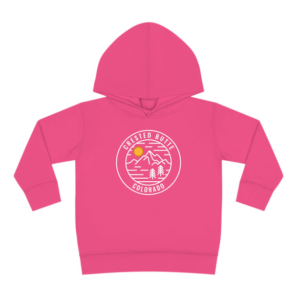 Crested Butte, Colorado Toddler Hoodie - Unisex Crested Butte Toddler Sweatshirt