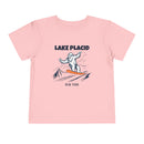Lake Placid, New York Yeti Snowboard Toddler Tee-6