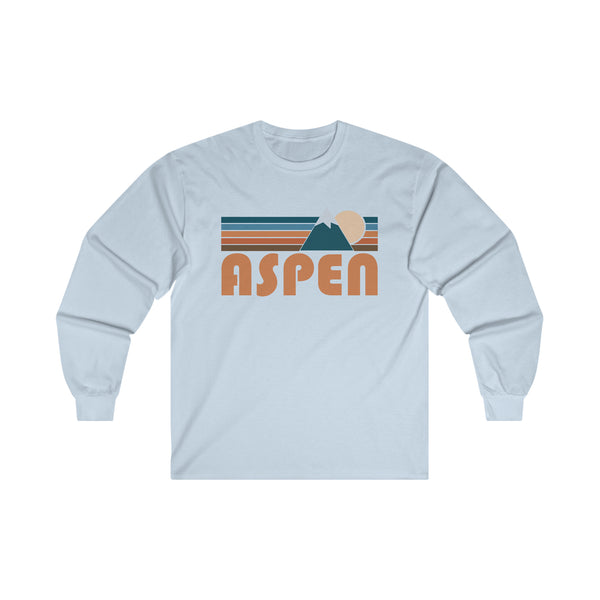 Aspen, Colorado Long Sleeve Shirt - Retro Unisex Aspen Long Sleeve Tee