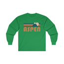 Aspen, Colorado Long Sleeve Shirt - Retro Unisex Aspen Long Sleeve Tee-6