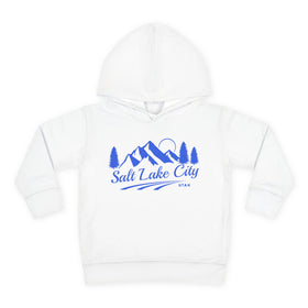 Salt Lake City, Utah Toddler Hoodie - Unisex Mountain Salt Lake City Pullover Sweatshirt, Kids Hooded Jumper, Utah Souvenir