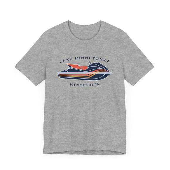 Lake Minnetonka, Minnesota T Shirt - Jetski Boating Graphic Tee