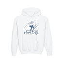 Park City, Utah Youth Hoodie - Snow Ski Kids Park City Hooded Sweatshirt-1