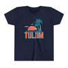 Tulum, Mexico Youth Shirt - Retro Palm Tree Tulum Kid's T-Shirt