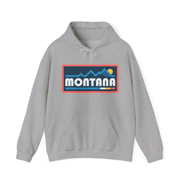 Buy sport-grey Montana Hoodie - Sun Unisex Montana Hoodie Graphic Sweatshirt