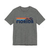 Florida T Shirt - Retro Jetski PWC Graphic Florida Tee