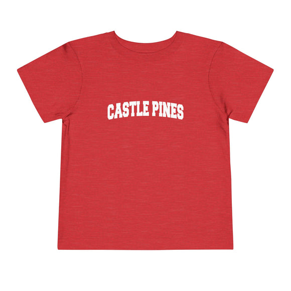 Castle Pine, Colorado Toddler Graphic Tee - Kids Castle Pine Vacation T-Shirt