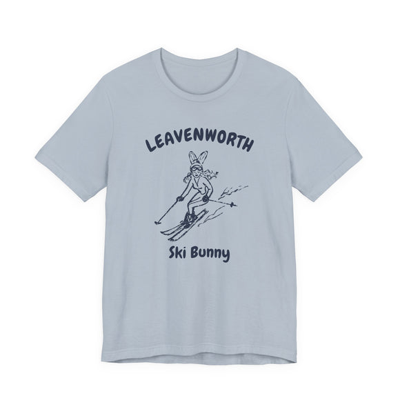 Leavenworth, Washington Ski Bunny T‑Shirt — Retro Skiing Graphic Tee