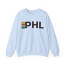 Philadelphia, Pennsylvania PHL Retro Stripe Sweatshirt-4