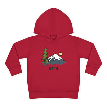 Buy vintage-red Utah Toddler Hoodie - Unisex Mountain Utah Toddler Sweatshirt