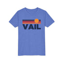 Vail, Colorado Youth T-Shirt — Retro Sun Tee-4
