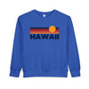 Hawaii Toddler Sweatshirt - Retro Sun Hawaii Toddler Crewneck Sweatshirt