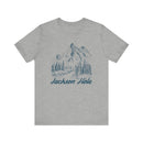 Jackson Hole, Wyoming Graphic Tee - Mountain Illustration Jackson Hole T Shirt-5