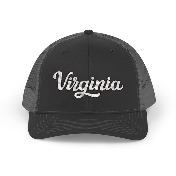 Virginia Snapback Trucker Cap - Embroidered Virginia Hat