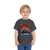 Alaska Toddler T-Shirt - Retro Palm Tree Unisex Toddler Alaska Shirt