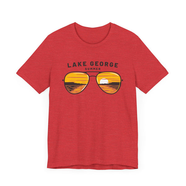 Lake George, New York T Shirt - Sunglasses Lake Graphic Tee