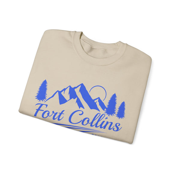 Fort Collins, Colorado Sweatshirt - Unisex Mountain Fort Collins Sweatshirt