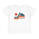 Crested Butte, Colorado Toddler T-Shirt - Retro Palm Tree Toddler Crested Butte Shirt-2