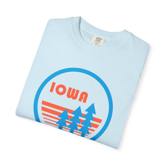 Iowa T Shirt, Comfort Colors Cotton 100% Cotton Trees Tee