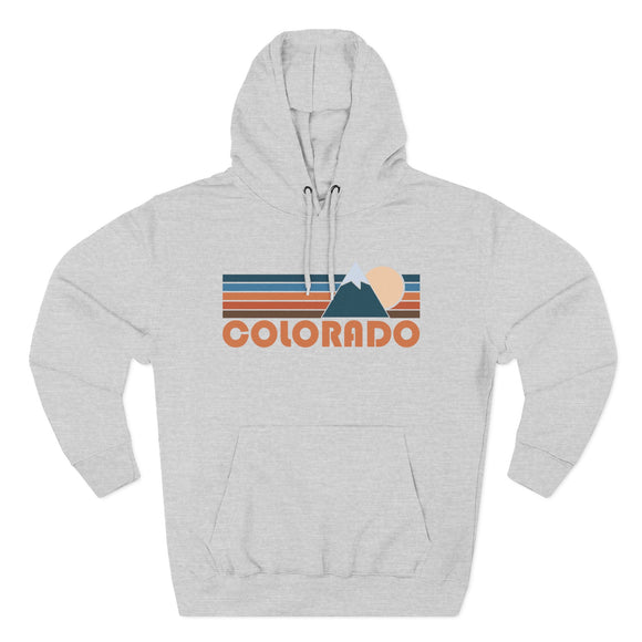 Colorado Hoodie - Retro Mountain Unisex Sweatshirt