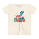 Tampa, Florida Youth Shirt - Retro Palm Tree Tampa Kid's T-Shirt-1