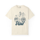 Vail, Colorado Graphic Tee - Mountain Illustration Vail T Shirt-1