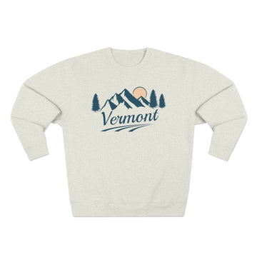 Buy oatmeal-heather Premium Vermont Sweatshirt - Unisex Sweatshirt