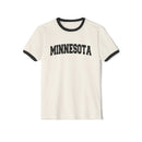 Minnesota Cotton Ringer Graphic Tee - Unisex Minnesota T Shirt, Vintage Style Tee, Men's/Women's Tee-2