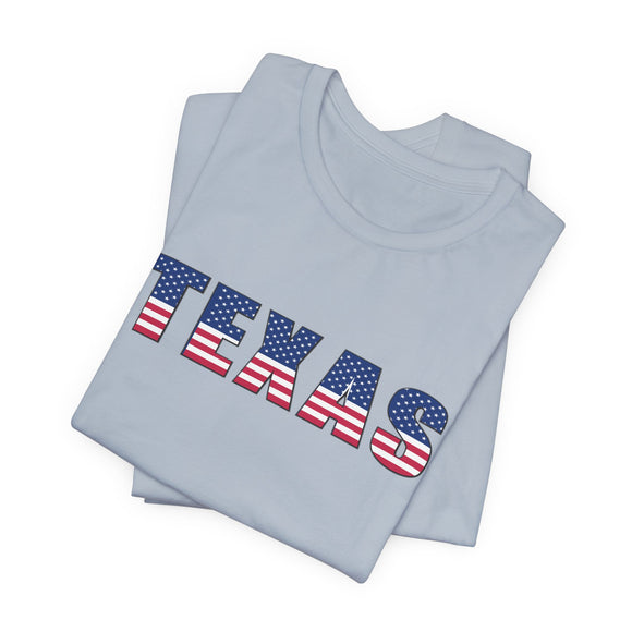 Texas T-shirt - Patriotic USA Stars Stripes Shirt