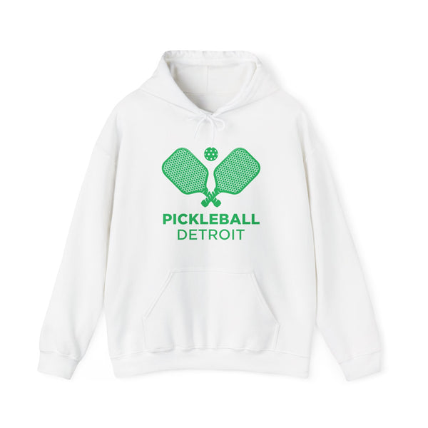 Pickleball Detroit, Michigan Hoodie Sweatshirt - Unisex Heavy Blend Hoodie, Gift for Pickleball Players