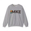 Milwaukee, Wisconsin MKE Retro Stripe Sweatshirt-3