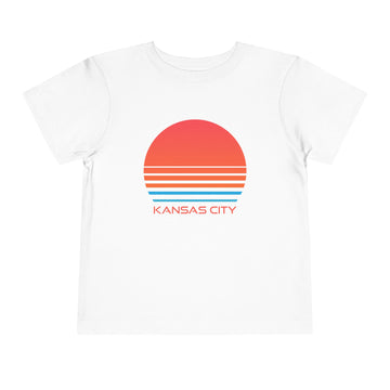 Kansas City, Missouri Toddler T-Shirt - Retro 80s Toddler Kansas City Shirt - 0