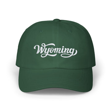 Buy spruce Wyoming Dad Hat - Embroidered Wyoming Classic Dad Cap