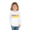 Florida Toddler Hoodie - Retro Sunrise Unisex Florida Toddler Sweatshirt