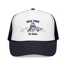 New York Ski Babe Trucker Hat — Foam Mesh Cap-4