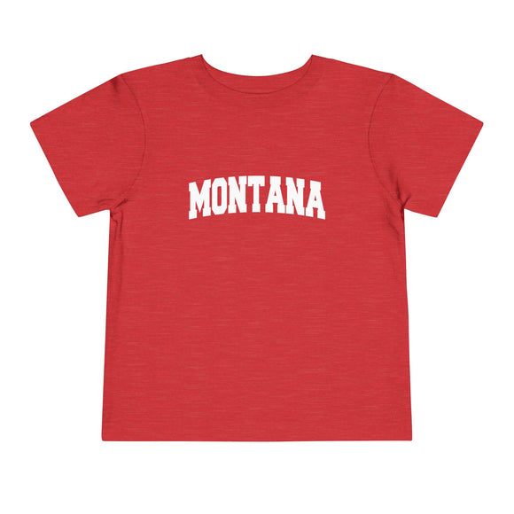 Montana Toddler Graphic Tee - Kids Montana Vacation Shirt