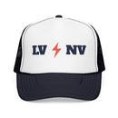 Las Vegas, Nevada Retro Trucker Hat - Lightning Foam Cap-1