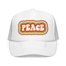 Retro Peace Trucker Hat Boho-1