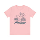 Montana Graphic Tee - Mountain Illustration Montana T Shirt-6