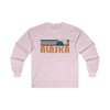 Alaska Long Sleeve Shirt - Retro Unisex Alaska Long Sleeve Tee