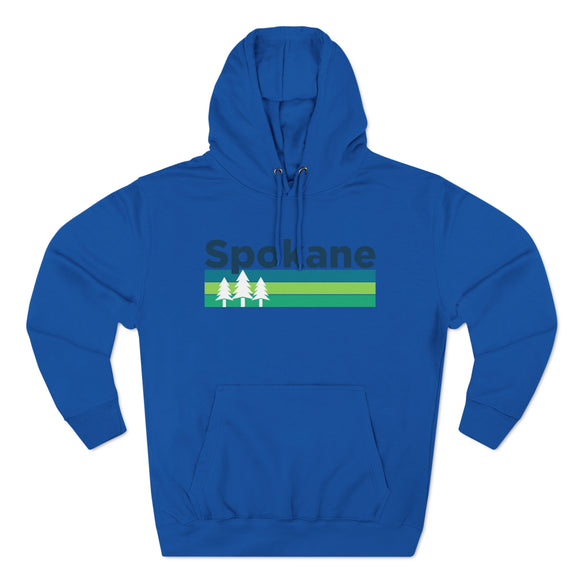 Premium Spokane, Washington Hoodie - Retro Unisex Spokane Sweatshirt